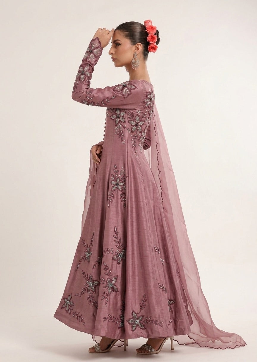 NEW Vichitra Silk Maxi Unstitched MX 6025