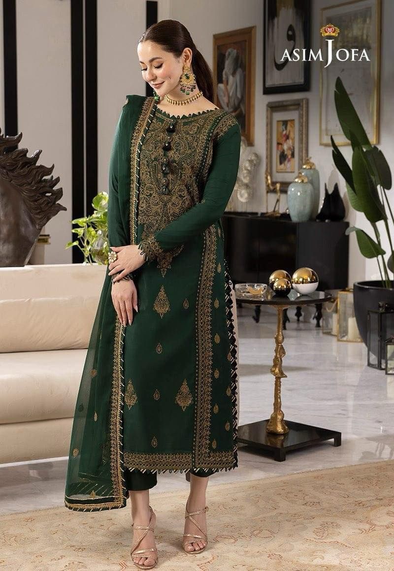 Asim Jofa Chiffon Dress SK 7023