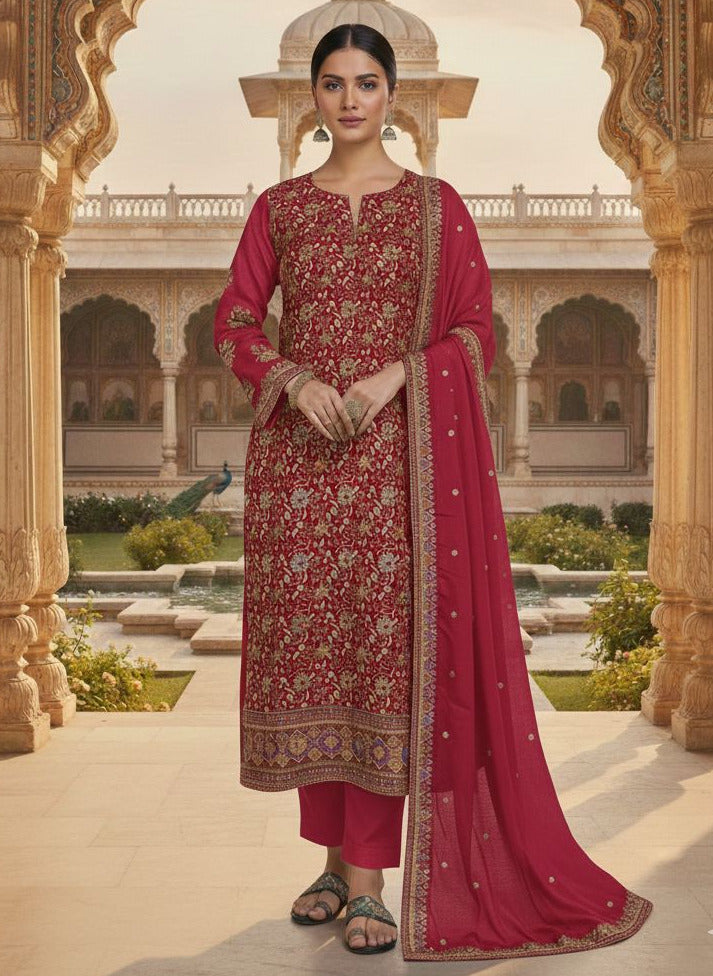 Indian Style Embroidered D.No 1118c