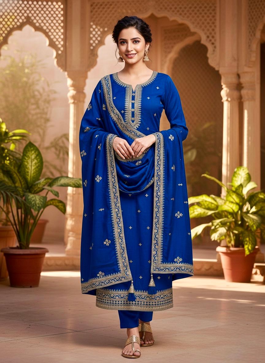 Indian Style Embroidered D.No 1101f