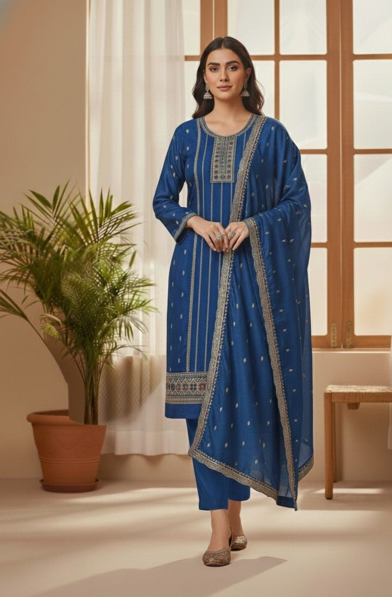 Indian Style Embroidered D.No 1117