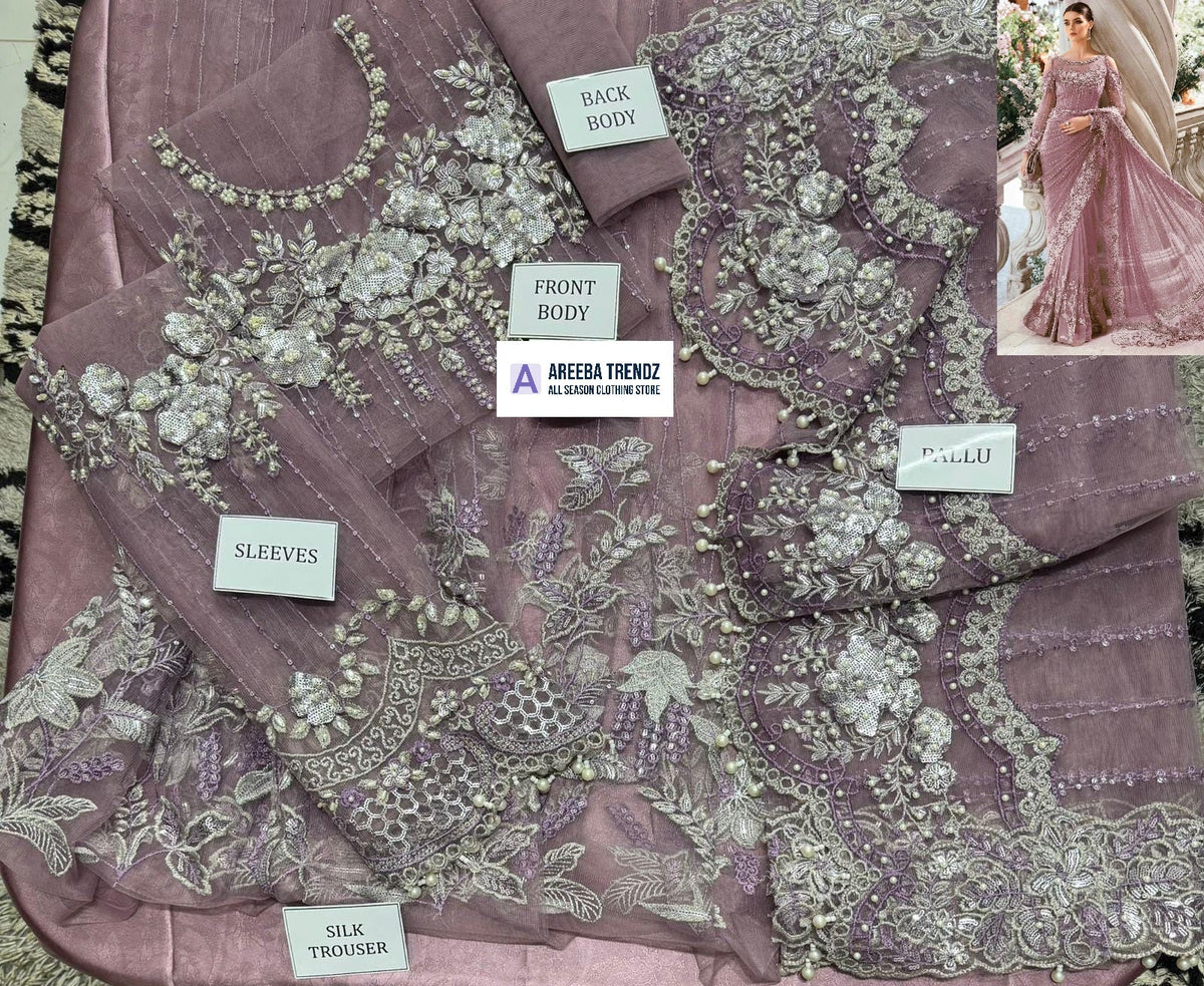 Maria B Wedding Saree SR 5025p