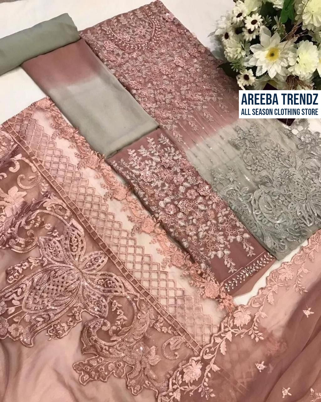 Maria B Wedding Addition Chiffon SK 7057