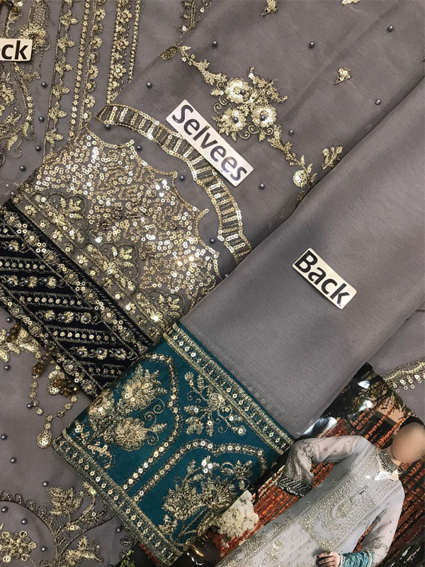 Adan Libas Luxury Chiffon Embroidered Dress SK 7096