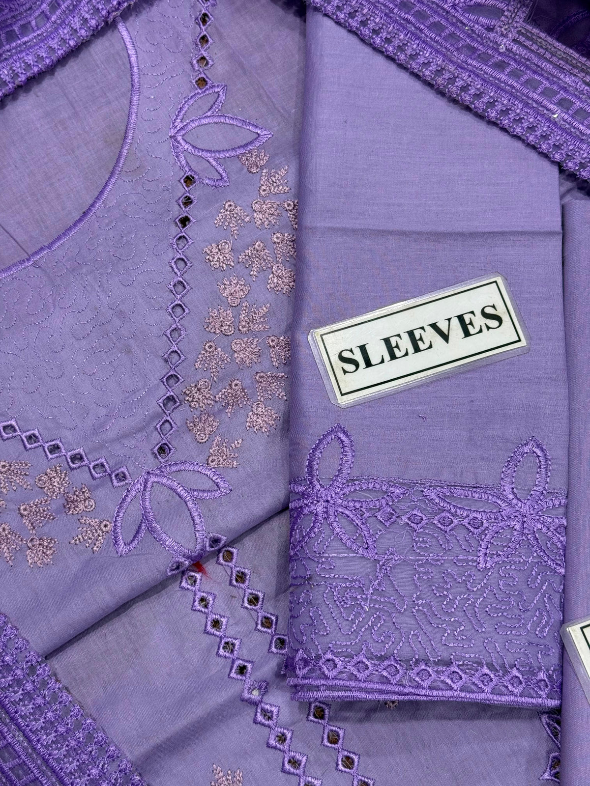 Sweet Lilac Luxury Cotton Suit SK 7087