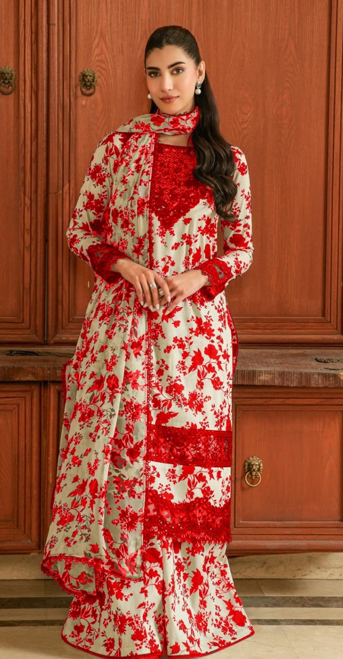 Aneela's Collection Lawn LS 8026r
