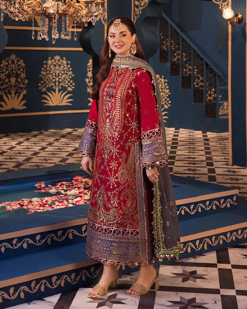 Asim Jofa Winter Cotton Dress SK 7013