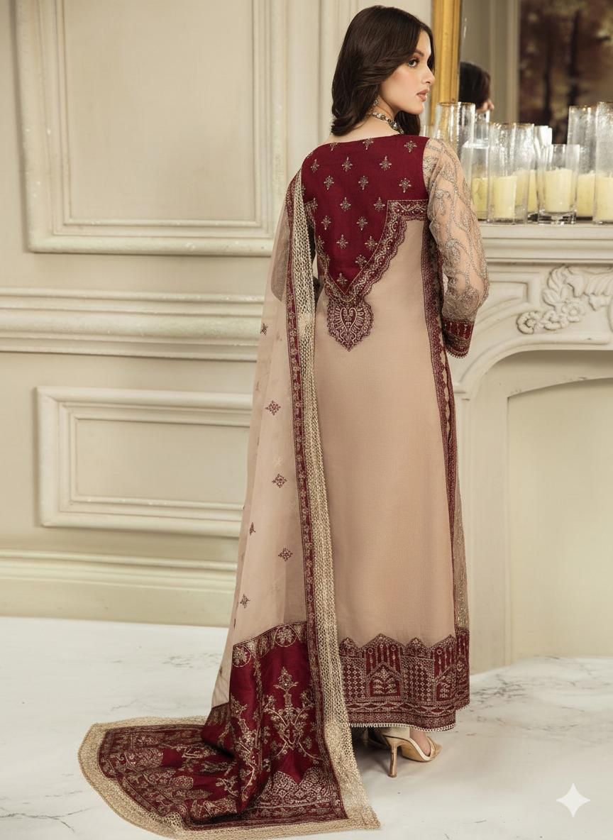 New Embroidered Chiffon SK 7066m