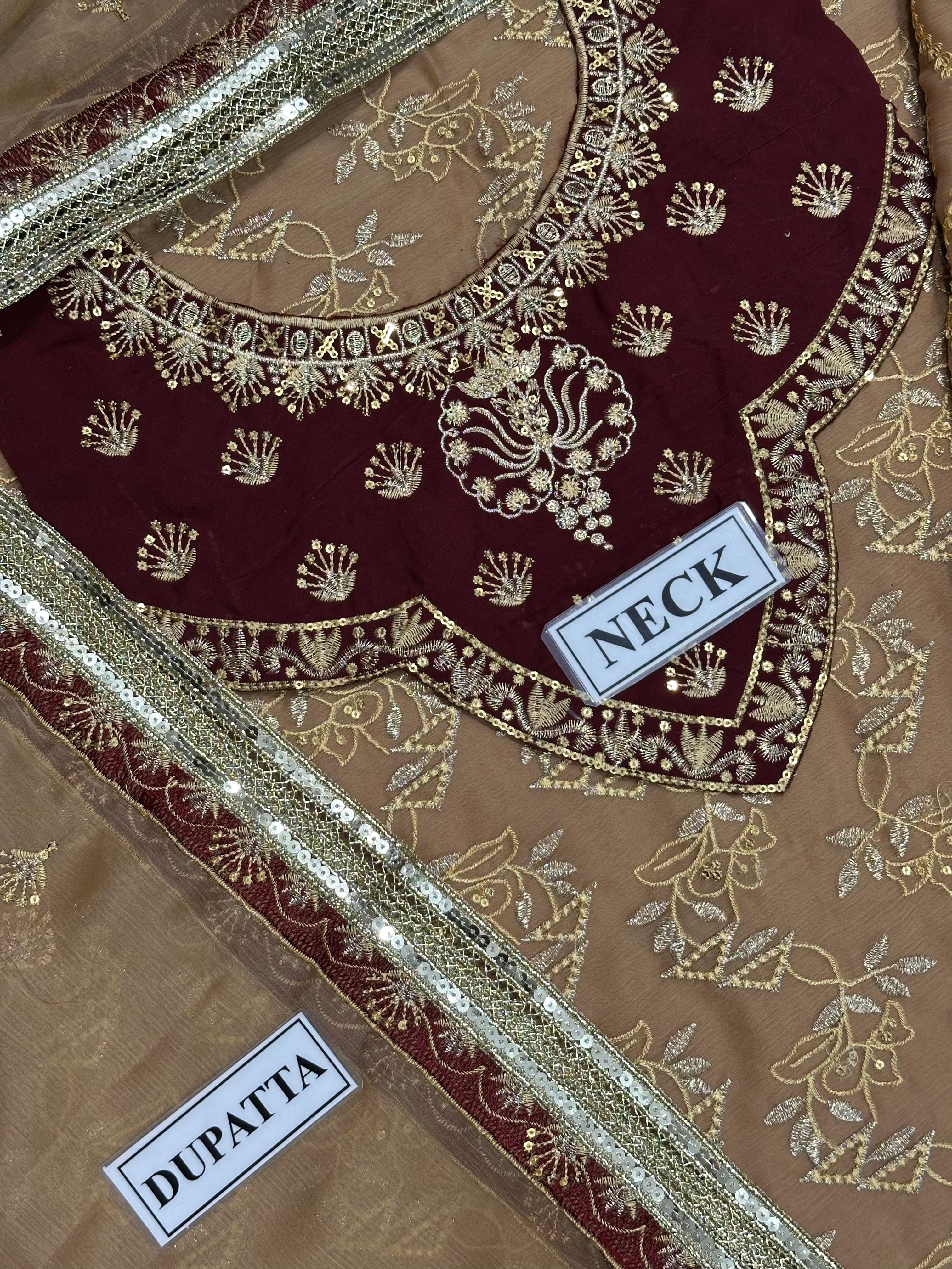 New Embroidered Chiffon SK 7066m