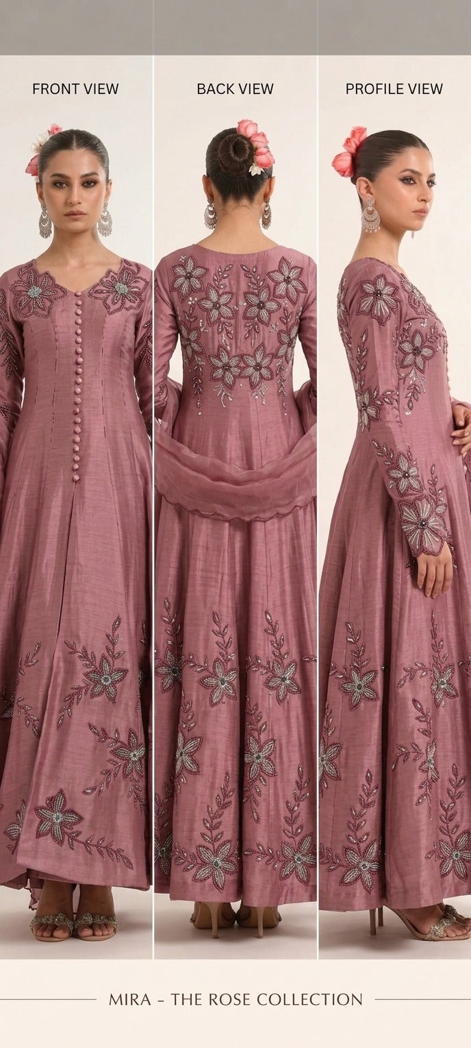 NEW Vichitra Silk Maxi Unstitched MX 6025