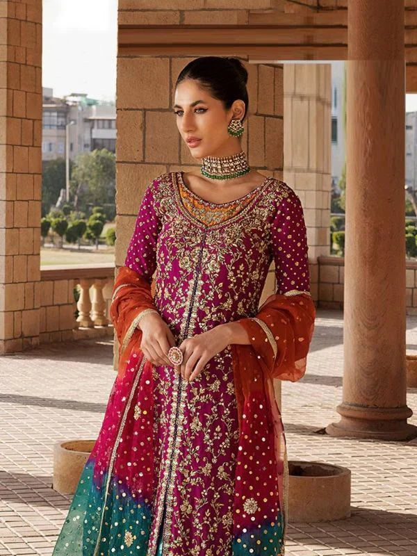 Zainab Chottani Wedding Luxury Chiffon SK 7071