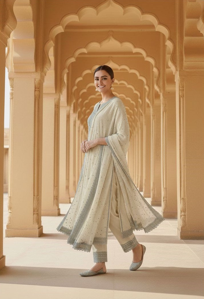 Indian Style Embroidered D.No 1112