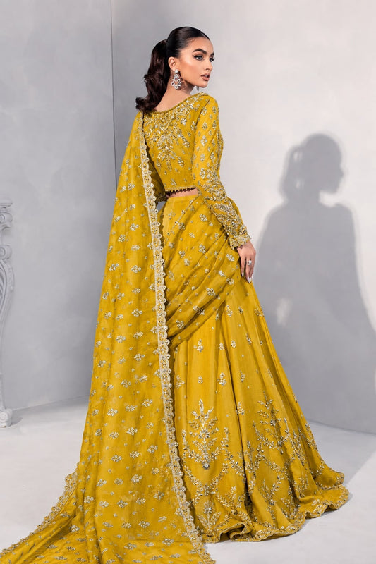 Maria B Couture Wedding Saree SR 5041m