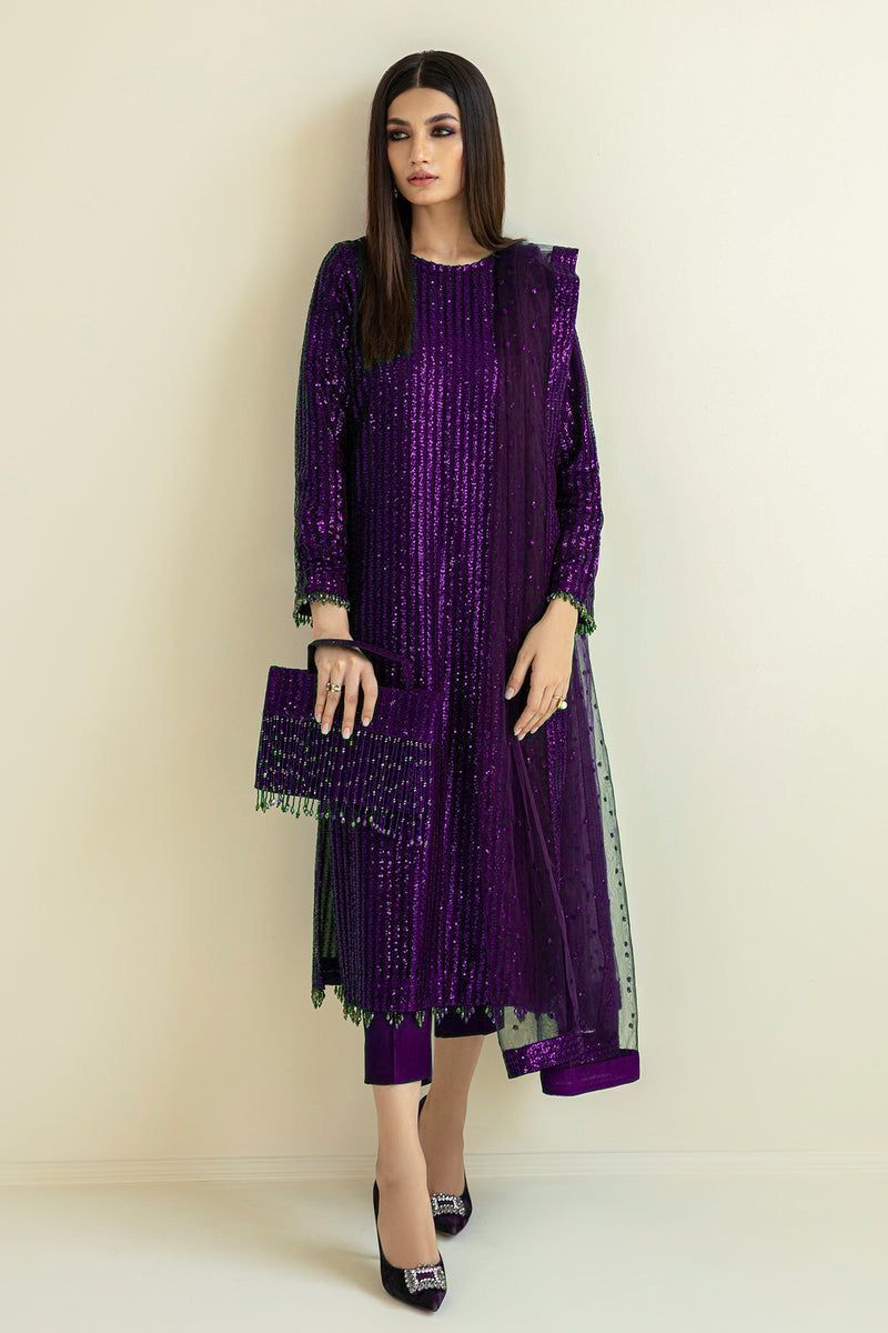 Baroque Exclusive Chiffon Dress SK 7098