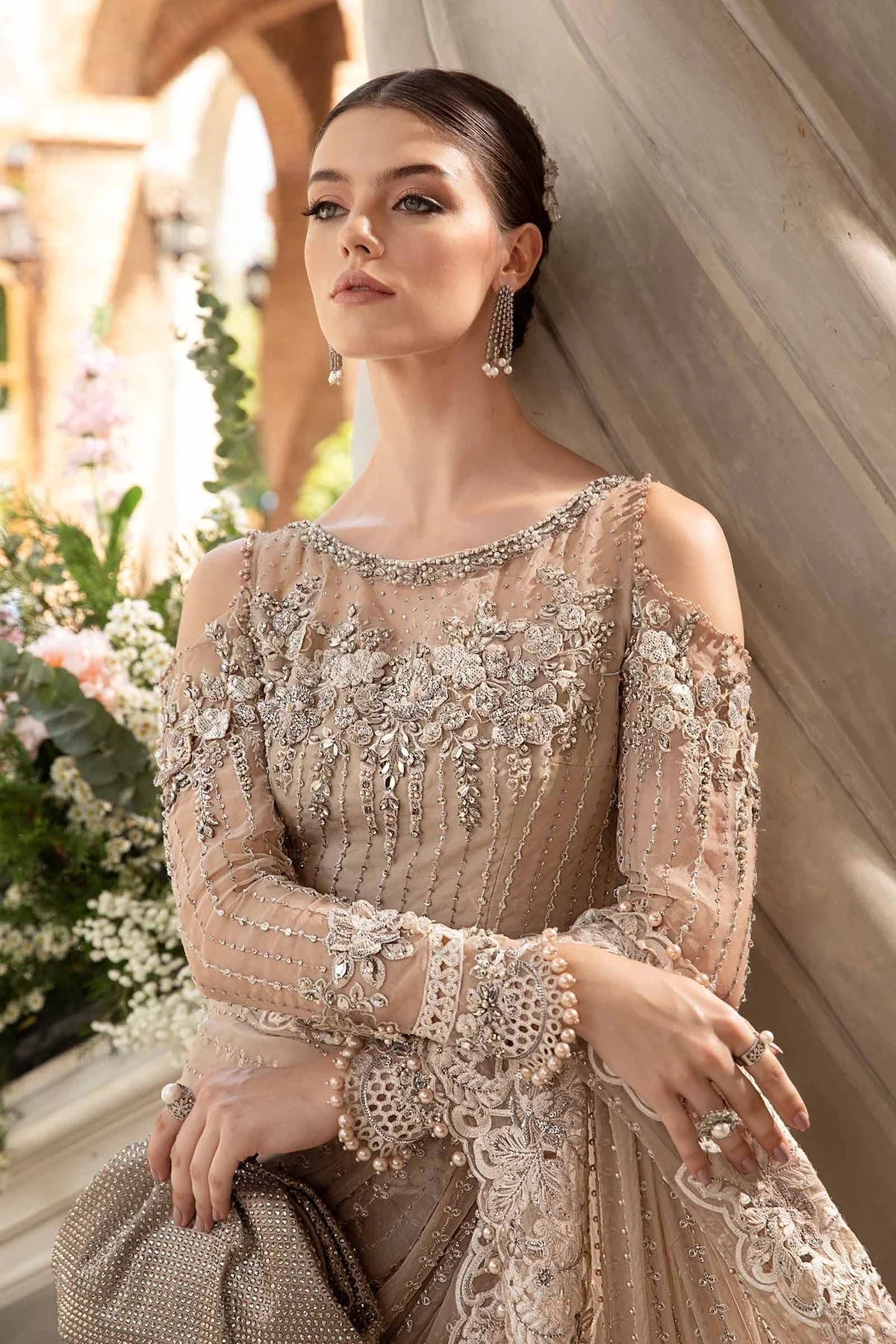 Maria B Wedding Saree SR 5025s