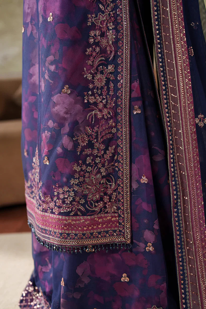 Zarif Zaneera Embroidered Chiffon SK 7051