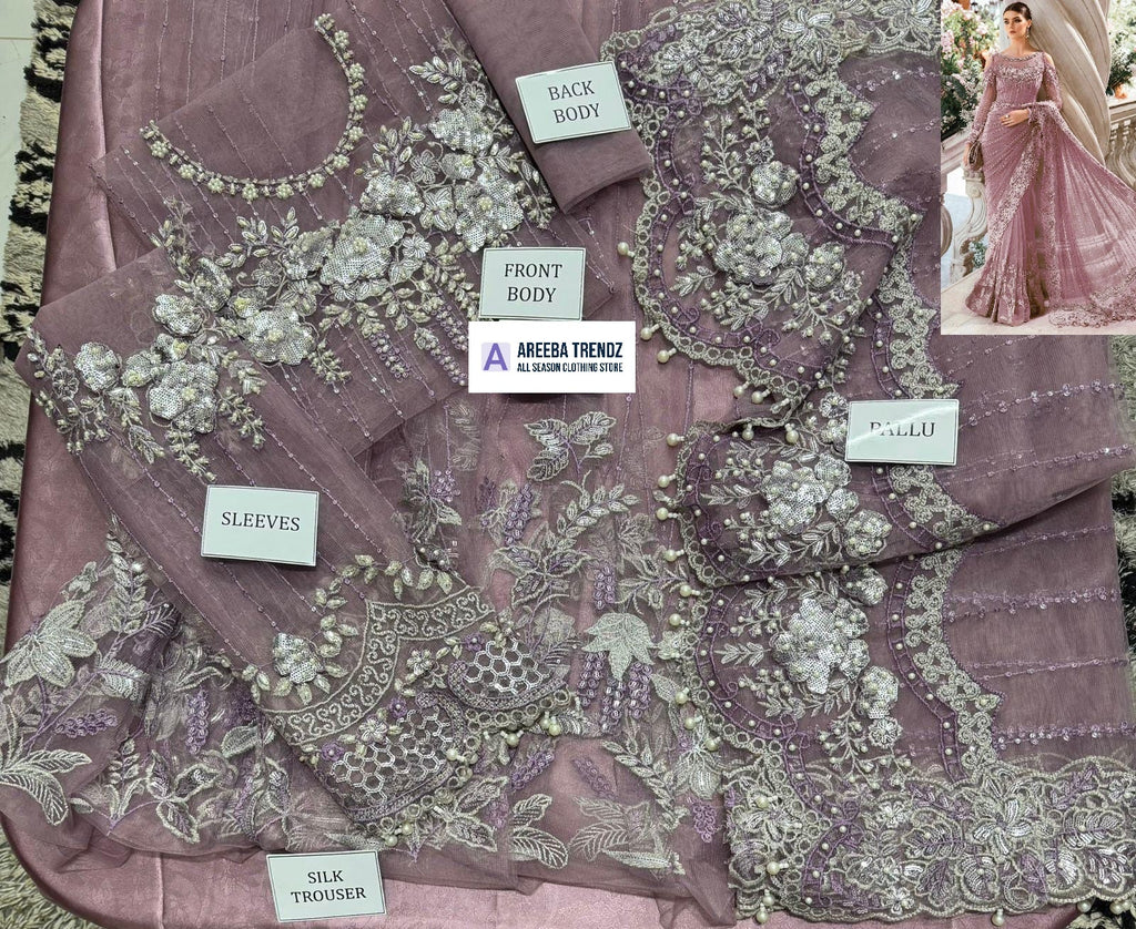 Maria B Wedding Saree SR 5025p