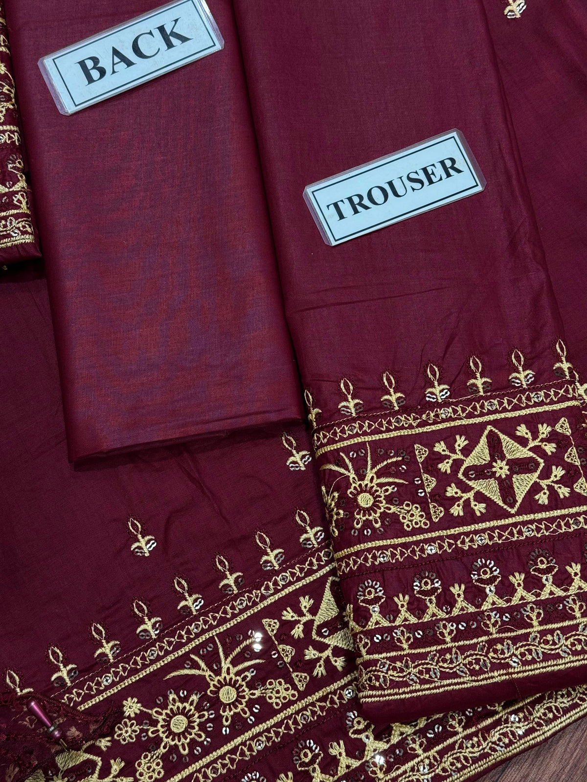 Qalamkar 3 PC Embroidered SK 7084