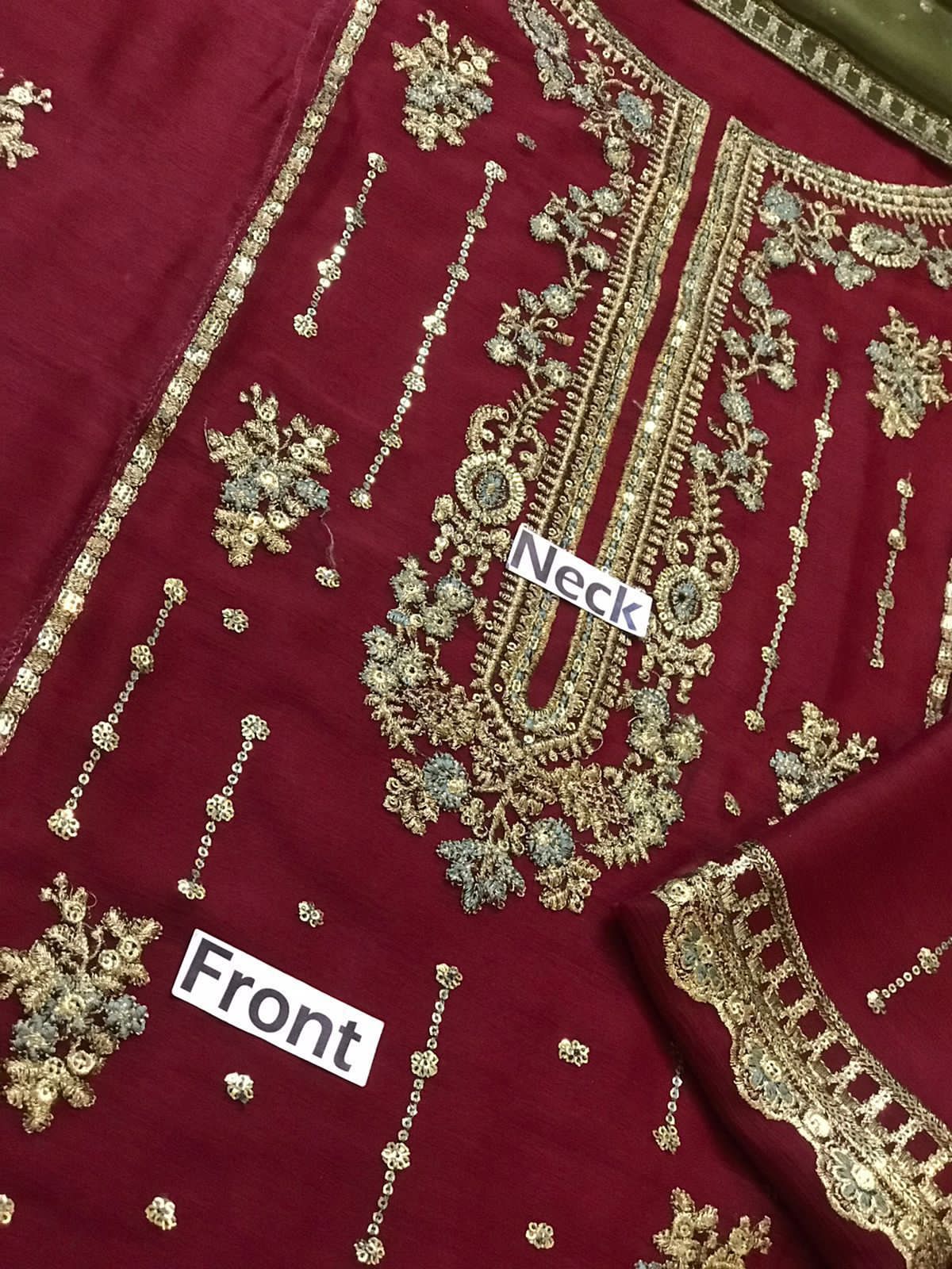 Asim Jofa Embroidered Chiffon SK 7059
