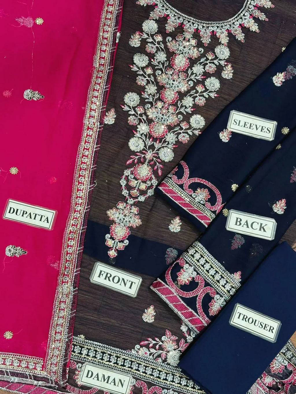 Asim Jofa Chiffon Dress SK 7046