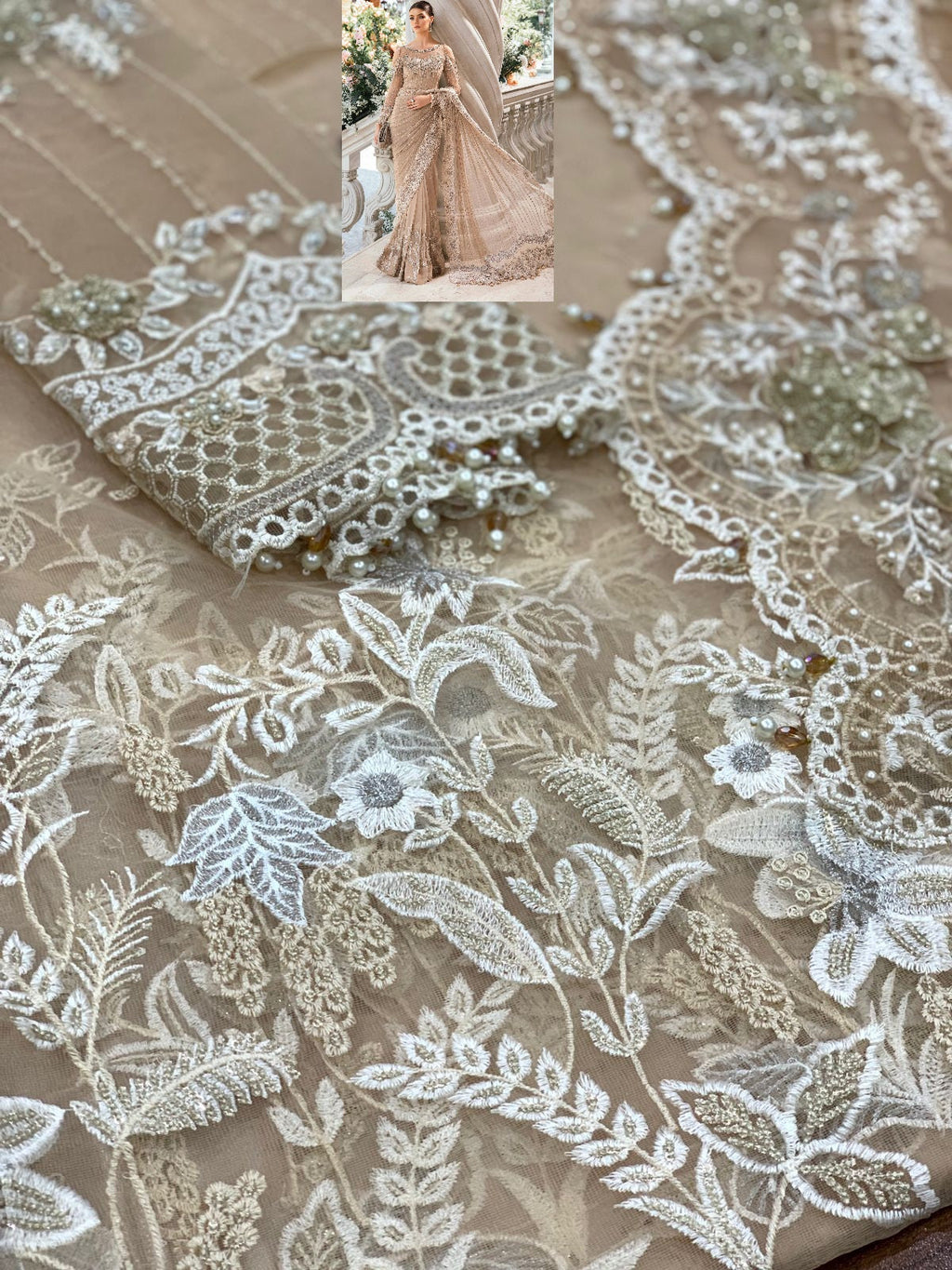 Maria B Wedding Saree SR 5025s