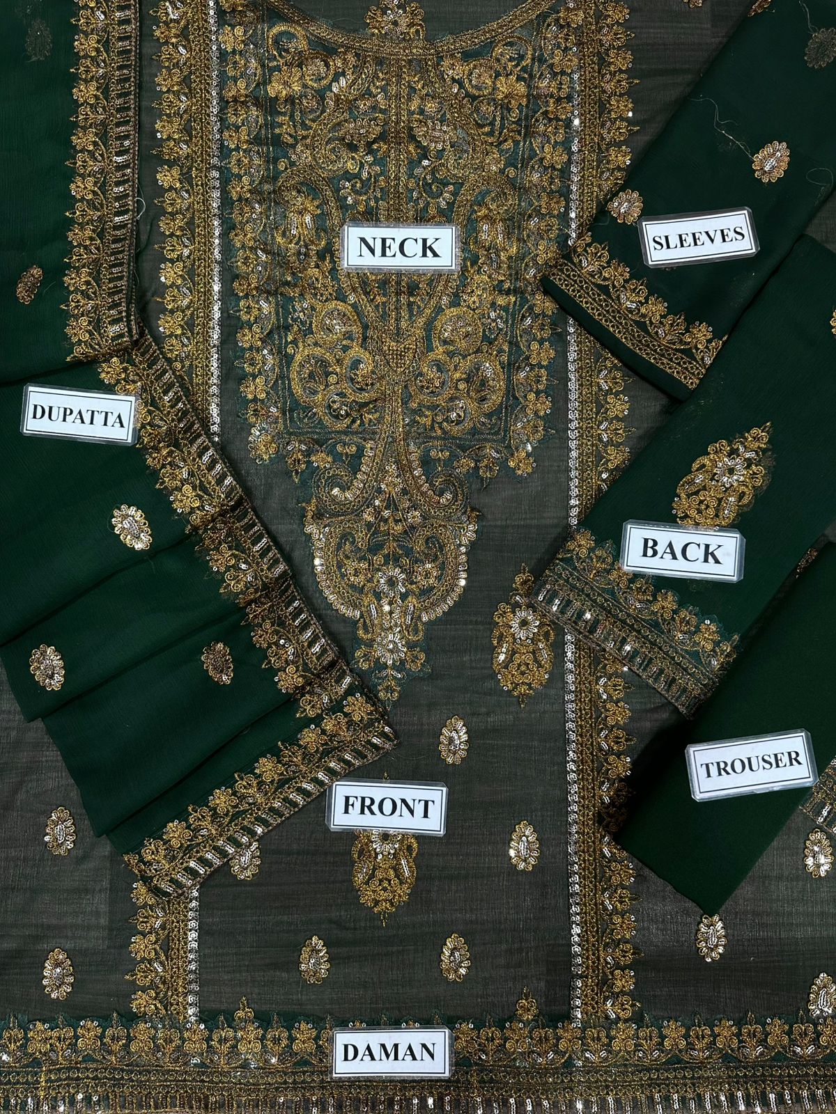 Asim Jofa Chiffon Dress SK 7023