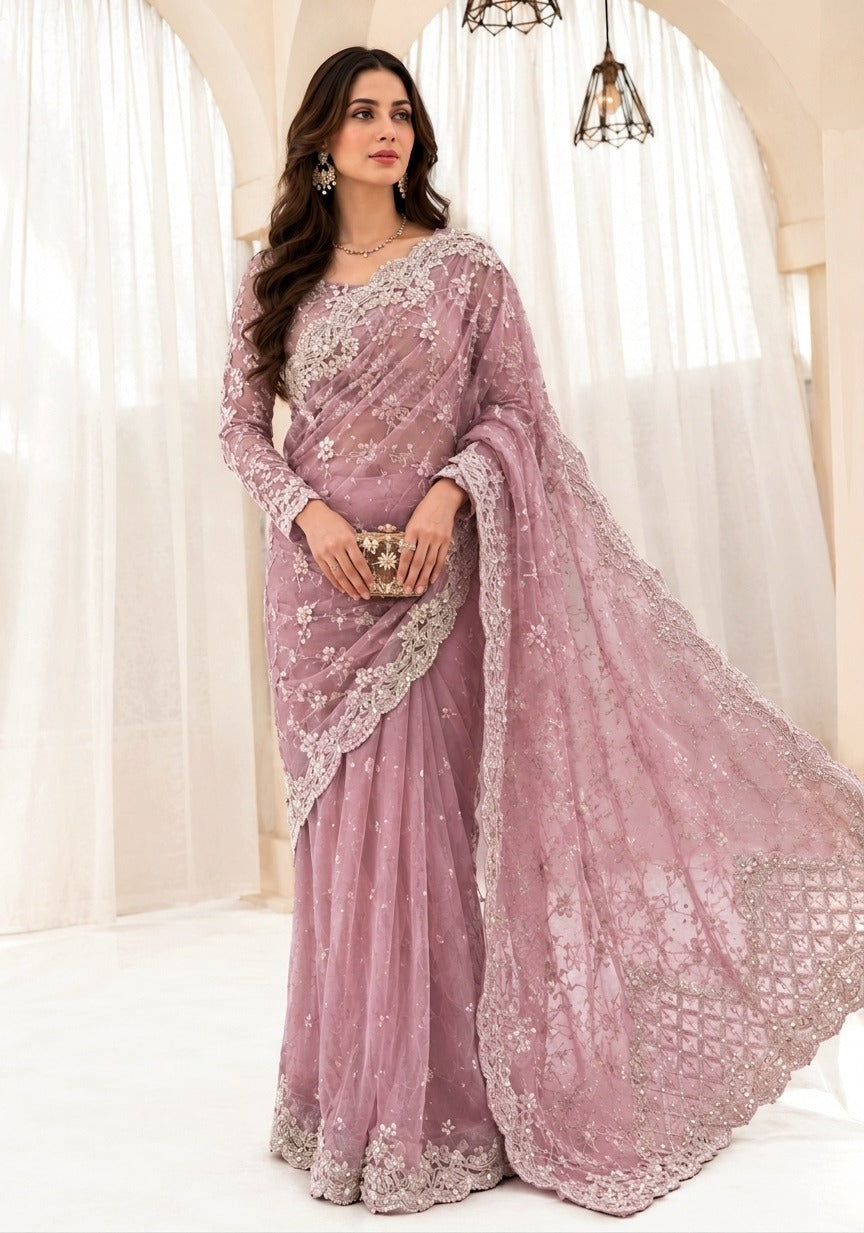Maria B Embroidered Saree SR 5032p